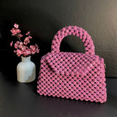 Bella Beaded Mini Bag – Rose Pink