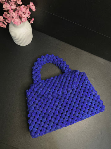 Aurora Beaded Mini Bag – Royal Purple