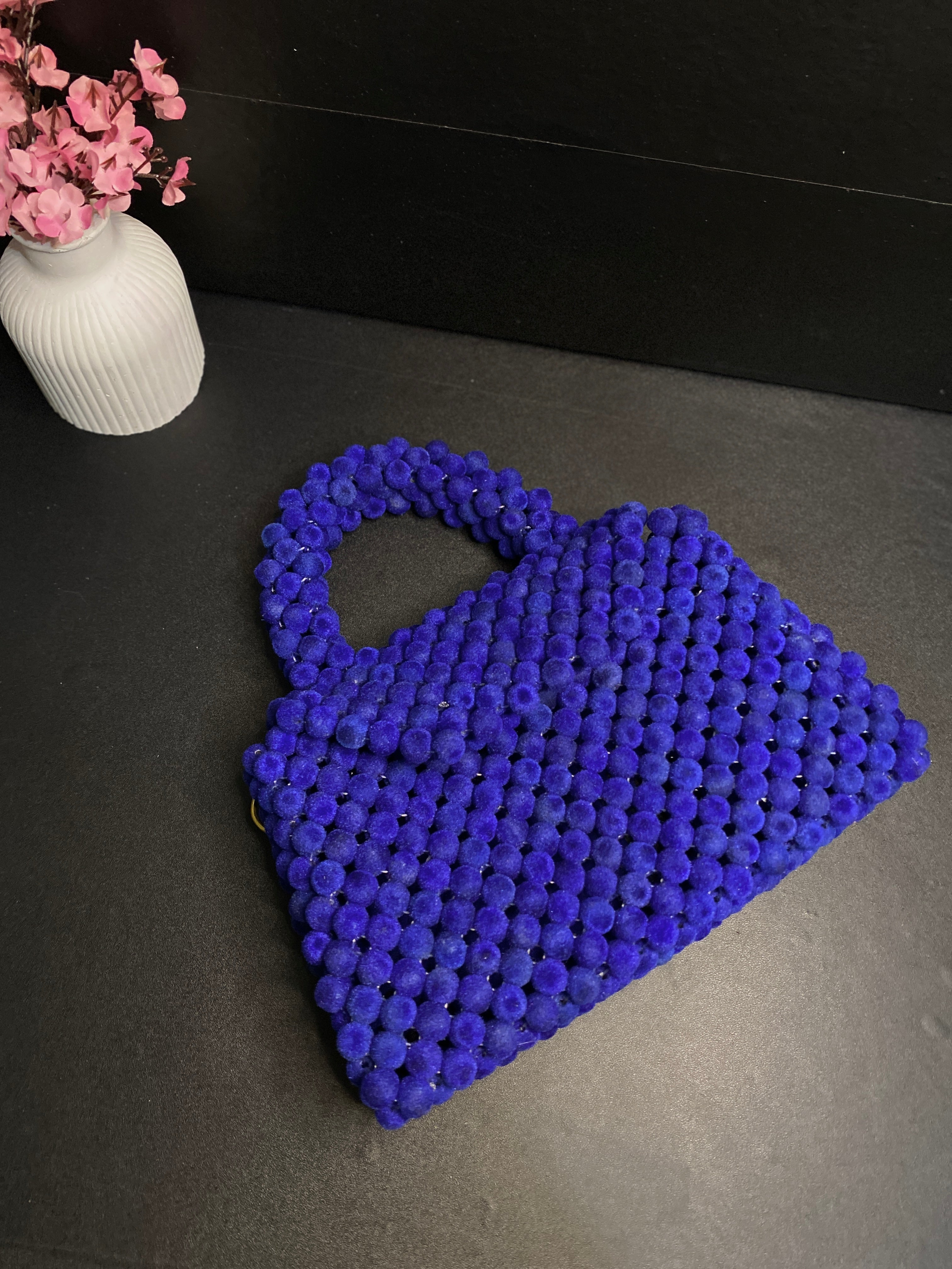 Aurora Beaded Mini Bag – Royal Purple