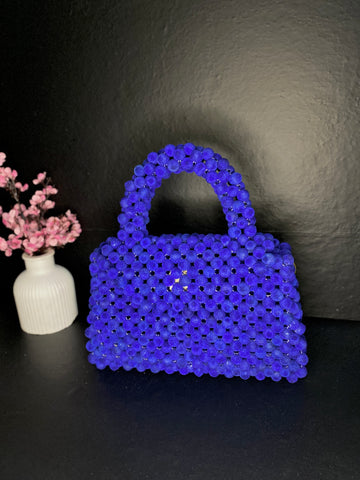 Aurora Beaded Mini Bag – Royal Purple